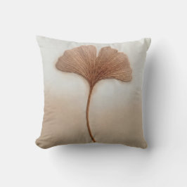 Tegel Ginkgo Biloba Blad Minimalistische Modern Kussen
