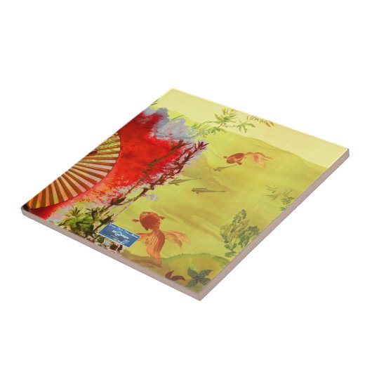 Tegel (Golden Pond) RFPMDesigns ©️2024 Tegeltje (Zijkant)