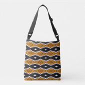 Tegel Grid Tote Crossbody Tas (Voorkant)