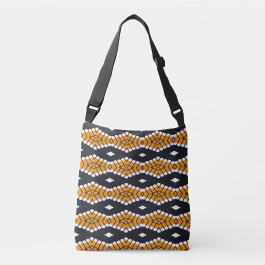 Tegel Grid Tote Crossbody Tas