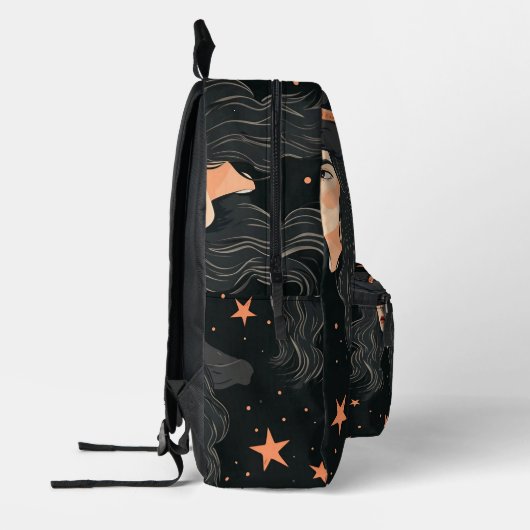 Tegel heks patroon bedrukte rugzak (Links)