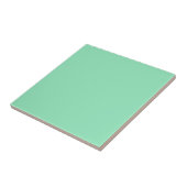 Tegel in zeeschuim mintgroene kleur tegeltje (Zijkant)