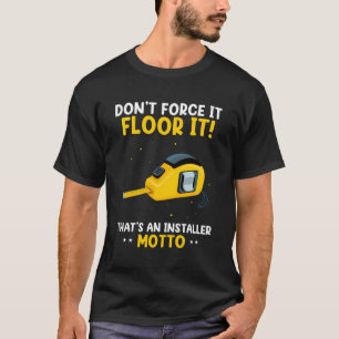 Tegel installateur Design en vloeren constructie T-shirt