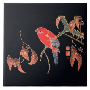 TEGEL : JAPANESE WOODBLOCK : ITÖ JUKUCHES TEGELTJE