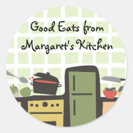 tegel keuken koken tomatensaus cadeau label sticke