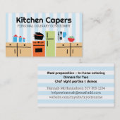 tegel keuken koken tomatensaus visitekaartjes (Voorkant / Achterkant)