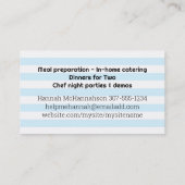 tegel keuken koken tomatensaus visitekaartjes (Achterkant)