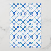 Tegel Lemon Vrijgezellenfeest goudolie Folie Uitnodiging (Achterkant)