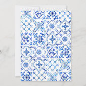 Tegel Lemon Vrijgezellenfeest Middellandse-Zeegebi Kaart (Achterkant)