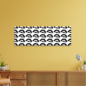 Tegel lippenkunst canvas afdruk (Insitu (Woonkamer))