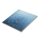 tegel met blauw scheurijs tegeltje (Zijkant)