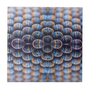Tegel met Futuristisch Abstract Honeycomb-ontwerp Tegeltje