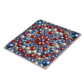 Tegel met Nederland Kleuren Modern Design Tegeltje (Zijkant)