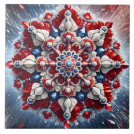 Tegel met Noorse kleuren Modern Design Tegeltje