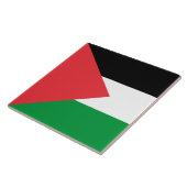 Tegel met Palestijnse vlag Tegeltje (Zijkant)