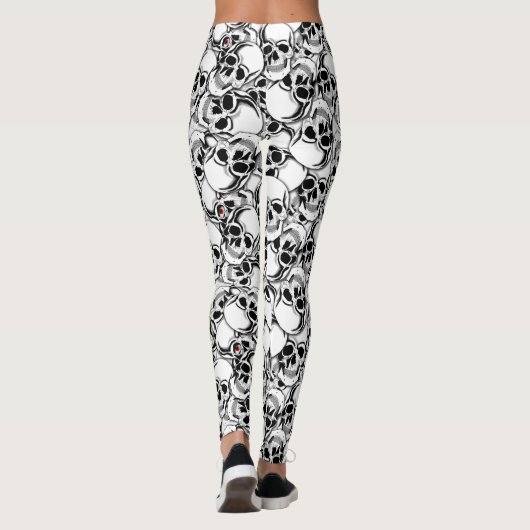 Tegel met rode ogen ID222 Leggings (Achterkant)