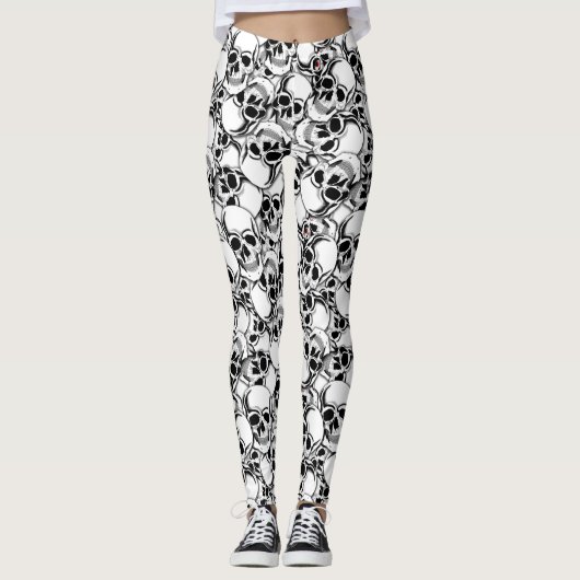 Tegel met rode ogen ID222 Leggings (Voorkant)