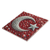 Tegel met Turkse kleuren Modern Design Tegeltje (Zijkant)