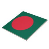 Tegel met vlag van Bangladesh Tegeltje (Zijkant)