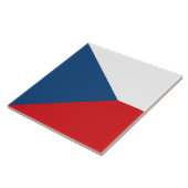 Tegel met vlag van Tsjechië Tegeltje (Zijkant)