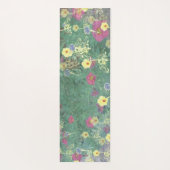 Tegel Monogram Wilde Bloemen Yoga Mat (Achterkant)