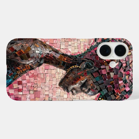 Tegel Mozaïek van een zwarte meisje cover (Achterkant (horizontaal))