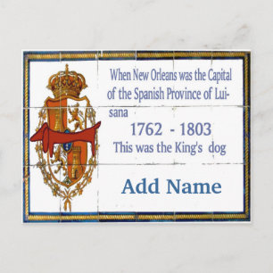 Tegel Mural Dachshund Personalized Briefkaart