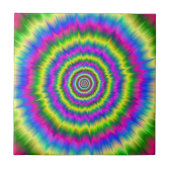 Tegel Neon Explosion Tegeltje (Voorkant)