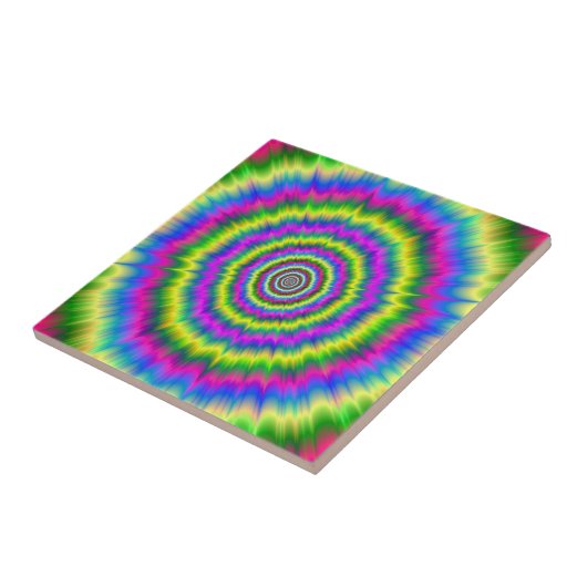 Tegel Neon Explosion Tegeltje (Zijkant)