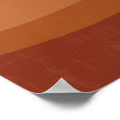 Tegel Neutral Abstract Landschap Muurkunst Poster (Hoek)