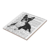 TEGEL-ONDER $20 CADEAU BOSTONBULL KEUKEN TRIVET TEGELTJE (Zijkant)