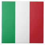 Tegel onder Italiaanse vlag Tegeltje<br><div class="desc">Vergroot uw ruimte met onze opvallende tegel met de vlag van Italië! Deze tegel, die met veel aandacht voor detail wordt gemaakt, is meer dan alleen een decoratief stuk; het is een eerbetoon aan het Italiaanse erfgoed en de nationale trots. Het gedurfde ontwerp toont met trots de iconische elementen van...</div>