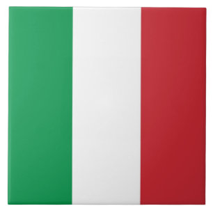 Tegel onder Italiaanse vlag Tegeltje