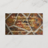 Tegel ontwerp op aangepaste Visitekaartjes (Voorkant)