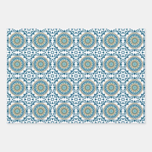  Tegel patronen Inpakpapier Vel (Voorkant)