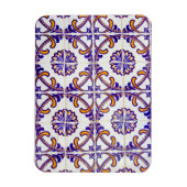 Tegel patroon close-up, Portugal Magneet (Verticaal)