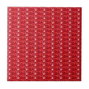 Tegel Red Glitter Tegeltje