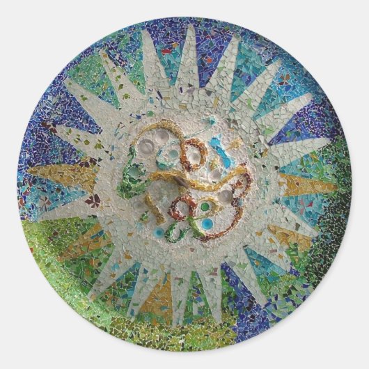 Tegel Ronde Sticker (Voorkant)