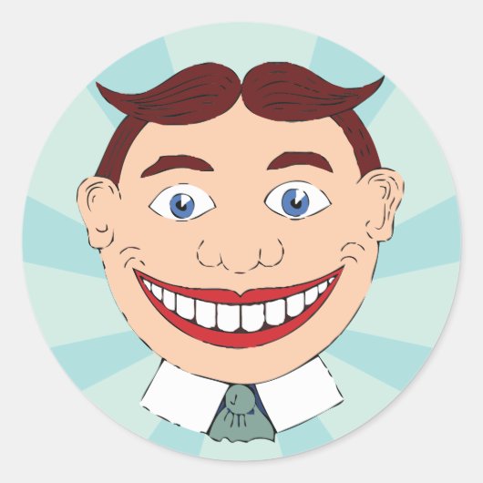 tegel ronde sticker (Voorkant)