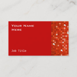 Tegel Rood visitekaartje zijde