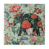 Tegel Sage (Bloeiende Olifant) RFPMDesigns ©️2024 Tegeltje (Voorkant)