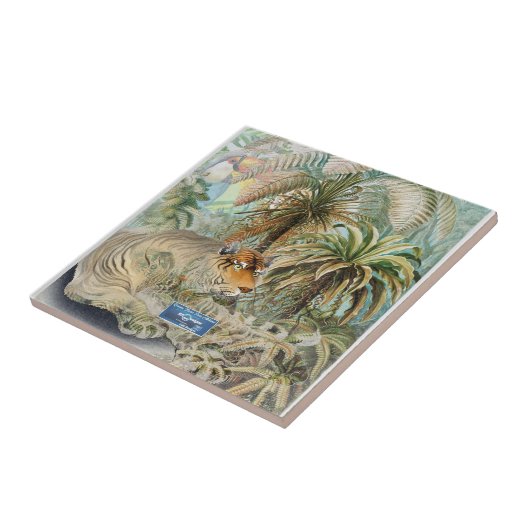 Tegel Silver (Oerwoud Fever) RFPMDesigns ©️2024 Tegeltje (Zijkant)