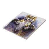 Tegel Tiger Tiger Tegeltje (Zijkant)