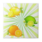 Tegel Trivet-Citrus Tegeltje (Voorkant)