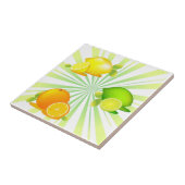 Tegel Trivet-Citrus Tegeltje (Zijkant)