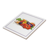 Tegel Trivet-Vegetable Group Tegeltje (Zijkant)