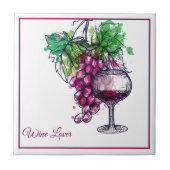 Tegel Trivet-Wine Lover Tegeltje (Voorkant)