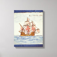 Tegel van Azulejos die een schip afschildert uit S