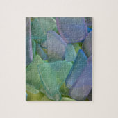 Tegel van blauw strandglas, Alaska Legpuzzel (Verticaal)