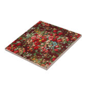 TEGEL van CERAMIC:  FLORAL CHINTZ Tegeltje (Zijkant)